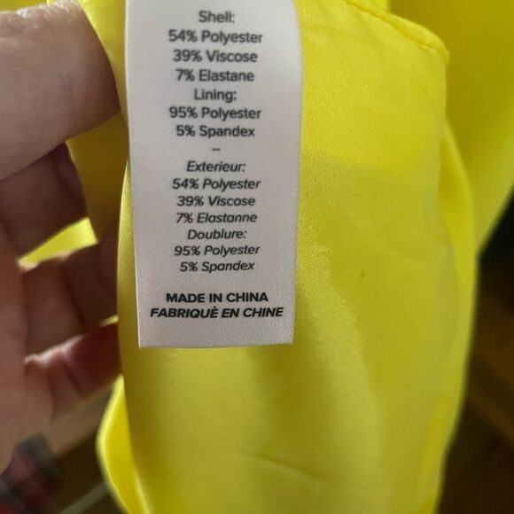 Cinq a Sept mini yellow dress - Picture 3 of 4